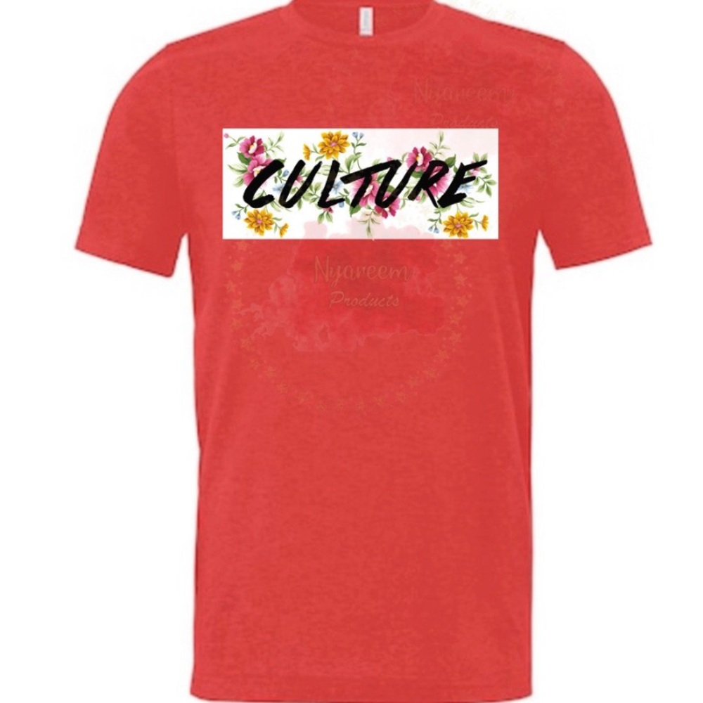 Unisex Floral Culture Shortsleeve T-shirt‎